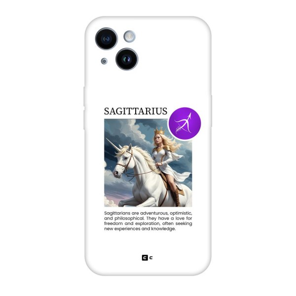 Sparkling Sagittarius Back Case for iPhone 14